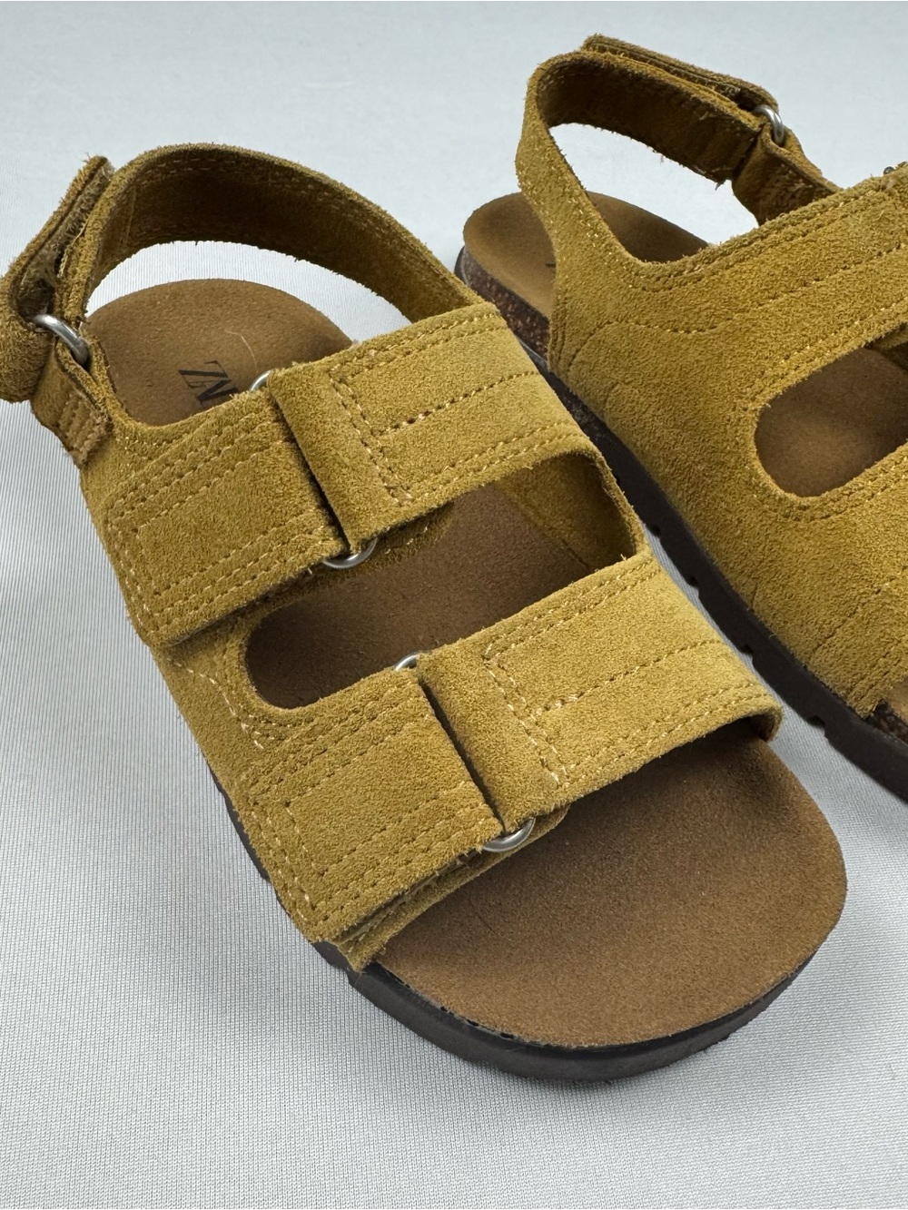 Zara‎ Faux Suede Little Boy Sandals Size 26
